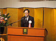 開会挨拶　当会　労働衛生部会長　宮林隆男