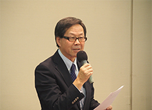 挨拶 労働衛生部会長 宮林隆男